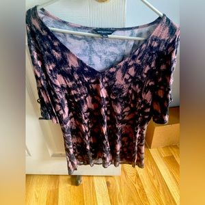 Pink and black sexy top.